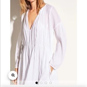 Vince
Shirred Seamed Dress